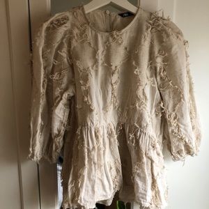 Zara blouse, puffy sleeves